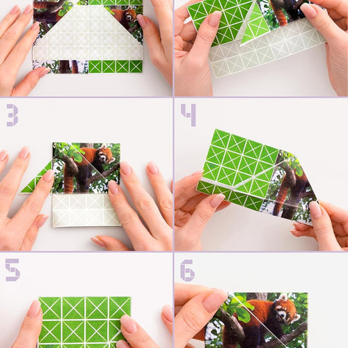 FOLDOLOGY origami puzzle game for tweens, teens, and adults, travel game, STEM toy, 100 puzzles, 50+ hours of fun.