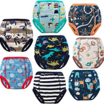 MooMoo Baby Potty Training Pants Cotton Training Underwear for Boy and Girl | OEKO-TEX, Absorbent Layers, Wetness Awareness, Easy Pull-On Fit, Washable & Reusable for Toddler Potty Training