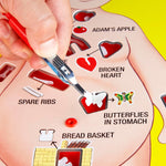 hasbro operation electronic board game for kids ages 6+, family fun party game with tweezers and buzzer