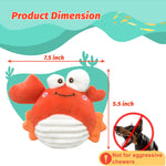 GUKCO Crab Interactive Dog Toys – Rechargeable Self-Play Toy with Motion-Activated Ball & Music Recording Modes for Small, Medium & Large Dogs, Moving Dog Toy to Keep Them Busy
