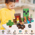 100-Piece JIMI Magnetic Building Blocks STEM Construction Toy Set for Kids Ages 3-8