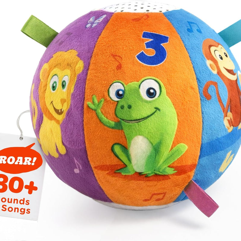 Move2Play, Interactive Baby Ball with 30+ Sounds & Songs | Toys for 1 Year Old Boys & Girls | Baby Toys 6-12+ Months | Musical Crawling Ball for Toddlers 1-3 | 1st Birthday Gift