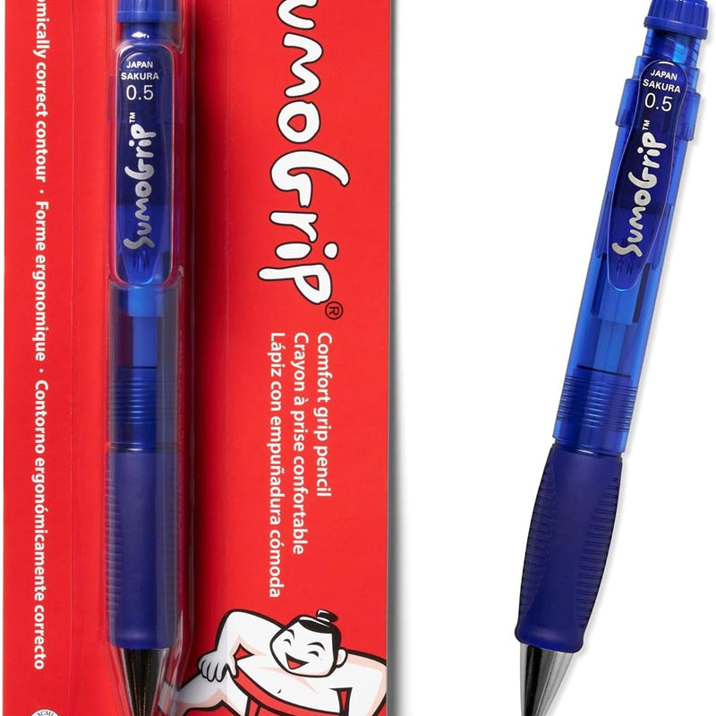 SAKURA 50280 SumoGrip 0.9-mm Pencil with Eraser, Clear