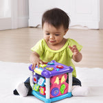 VTech Busy Learners Activity Cube for Toddlers and Preschool Kids, Purple Learning Toy