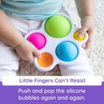 Fat Brain Toys Original Dimpl Brand Baby Toy, Sensory Toys for Babies 10 Months+, Interactive Baby Toys, Fidget Toys, 1 Piece