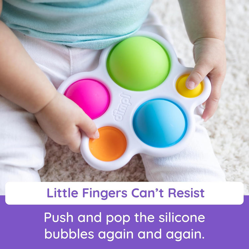 Fat Brain Toys Original Dimpl Brand Baby Toy, Sensory Toys for Babies 10 Months+, Interactive Baby Toys, Fidget Toys, 1 Piece