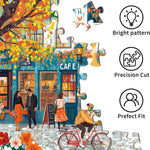 Puzzles for Adults 1000 Pieces, Romantic Street Scene Jigsaw Puzzle with 1:1 HD Poster, Perfect Interlocking No Dust, Stress Relief Ideal Gift for Family Games