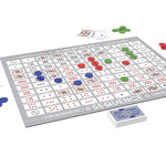 Jax SEQUENCE Game with Folding Board, Cards, and Chips for 2-12 Players, Ages 7 and Up