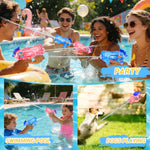 Mini Water Gun for Kids Toddler, 2 Pack Squirt Blasters Water Guns Toys | Small Soaker Pistol Super Squirts with Trigger for Boys Girls Summer Swimming Bath Pool Beach Outdoor Party Games Gift Toys