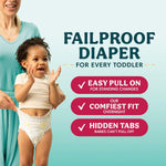 Pampers Diapers - Swaddlers 360° - Size 3, 70 Count, up to 100% Leakproof Comfy Dry Fit, Designed for Easy Changes, Pull On Baby Diaper (Packaging May Vary)