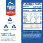Mountain House Freeze-Dried Breakfast Entree | Backpacking Meals for Camping and Hiking, 4 Servings, 30-Year Shelf-Life, 2-Pack