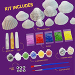 Dan&Darci Kids Sea Shell Painting Kit - Arts & Crafts for Kids Ages 6-12