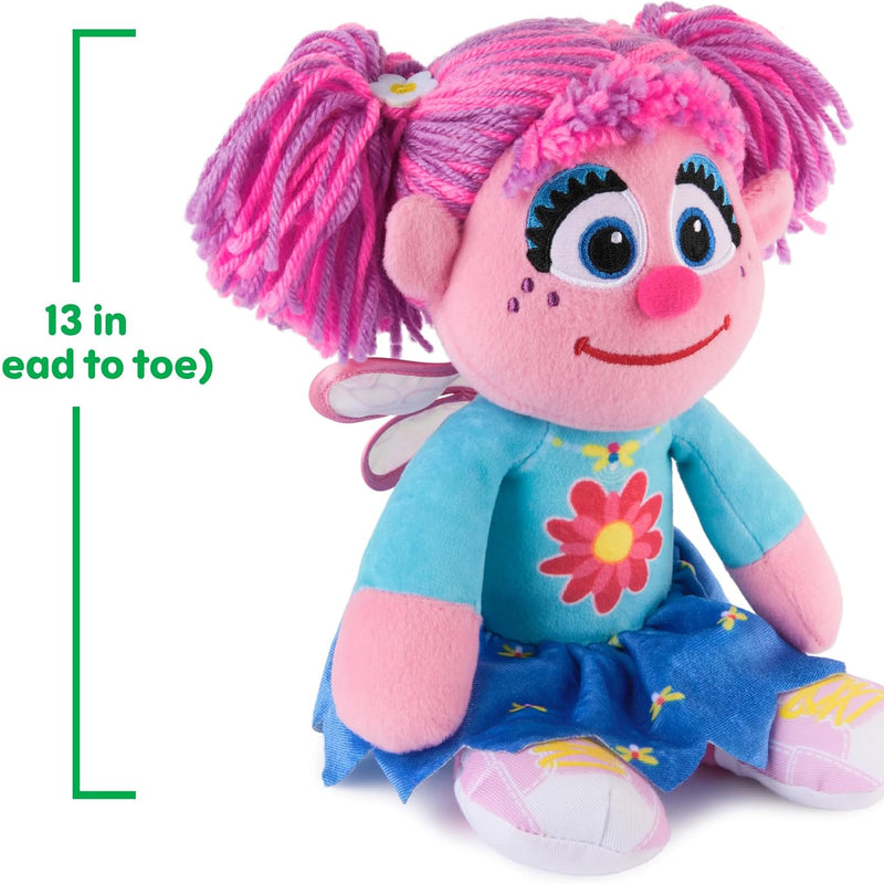 GUND Sesame Street Official Abby Cadabby Take Along Buddy Plush, Muppet Doll, Premium Plush Toy for Ages 1 & Up, Pink, 13”