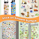 Walenced Reusable Sticker Book for Toddlers, Stickers for Kids, Toddler Toy | Toddler Craft Activities, Toddler Travel Toys, Boy Girl Birthday Gifts, Airplane Travel & Road Trip Essentials Kids