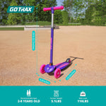 Gotrax KS1 Kids Kick Scooter with LED Lighted Wheels and Adjustable Handlebars