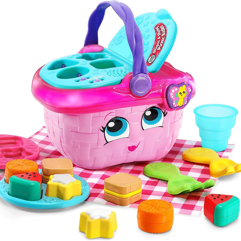 LeapFrog Shapes and Sharing Picnic Basket, Pink