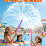 Water Gun Wide Spray Spray Squirt Gun Toy for Kids Adults 6 Pack | Sparkle Burst Squirter Gun Bulk for Kids Ages 4-12, Water Shooters for Pool, Swimming Beach Backyard Outdoor Party Favors