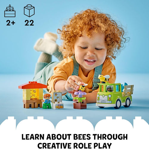 LEGO DUPLO Town Caring for Bees & Beehives Preschool Kids' STEM Learning Toy, 10419