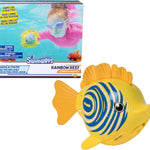 SwimWays Rainbow Reef Shark Water-Activated Pool Toy for Ages 5+ | Realistic Swimming Patterns Inspire Imaginative Play, Toy Supports Swimming Skills, Coordination, and Competitive Games