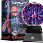 Discovery Plasma Globe Lamp - Interactive Electric Plasma Ball with Touch & Sound Sensitive Lightning