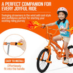 iconikal flame streamers for bicycle or scooter handlebar kids bike easy install