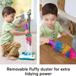 Fisher-Price Laugh & Learn 2-in-1 Vacuum with Lights, Sounds & Learning for Toddlers 2+ Years