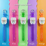 The Original Potty Watch Lights & Music Reminds Your Kiddo It's Time to Go | We Make Potty Training Fun! Water-Resistant, Plays Music & Lights Every 30, 60, or 90 Minutes. Pause for naps or night., Pink
