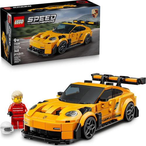 LEGO Speed Champions Porsche 911 GT3 RS Super Car Toy Kit for Kids Ages 9+