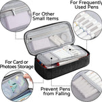 WEMATE Pencil Case, Large Storage Organizer, Makeup Bag, Teacher Must - have, Big Pencil Pouch, Marker Case for College