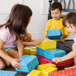 Melissa & Doug Jumbo Cardboard Blocks Building Set (40 pc) - Lightweight Building Toys and Montessori Toys for Toddlers and Preschool Learning Activities