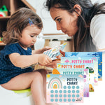 Potty Training Chart for Toddler 5 Fun Styles 17 PCS Potty Chart for Girls with 315 Stickers for Kids Potty Training Reward