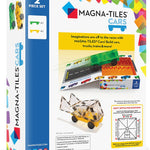MAGNA-TILES Cars – Green & Yellow 2-Piece Magnetic Construction Set, The Original Magnetic Building Brand
