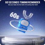 RexCodar Ultrasonic Kids Electric Toothbrush, IPX7 Waterproof, 5 Modes, Cartoon Astronaut, 60S Timer