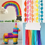 12 rolls crepe paper streamers, assorted colors, 82 feet length, birthday party supplies