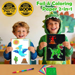 FUNNYB&G Foil Art Craft Kit for Kids, Sparkly Birthday Gift Toy for Kids