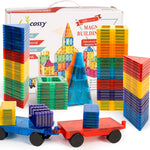 cossy 120Pcs Magnetic Tiles Magnetic 3D Building Blocks Set Educational Construction Toys for 3 4 5 6 7 8 Year Old Boy and Girl with Stronger Magnets, Educational Toys, Recreational, Conventional