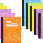 Mead Composition Notebook, College Ruled 7.5" x 9.75" Paper, 100 Sheets, Assorted Colors, 6 Pack (850106-ECM)