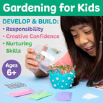 Kids' Axolotl Terrarium STEM Science Kit, Arts and Crafts, Indoor Gardening for Girls (Ages 6+) - Spring Gifts & DIY Toys