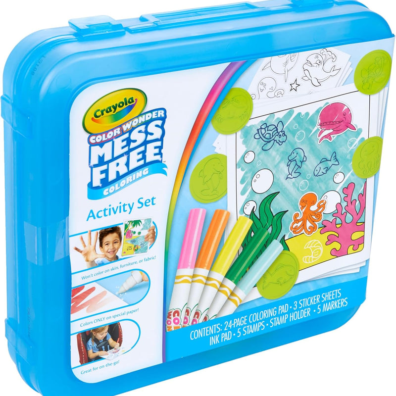 Crayola Color Wonder Mess Free Coloring Activity Set (30+ Pcs), Travel Art Kit, Gift for Kids & Toddlers, Ages 3+