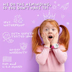 The Original Potty Watch Lights & Music Reminds Your Kiddo It's Time to Go | We Make Potty Training Fun! Water-Resistant, Plays Music & Lights Every 30, 60, or 90 Minutes. Pause for naps or night., Pink