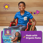 Annie's Disney Moana Shapes Mac & Cheese Microwave Cups, 4 ct, 7.48 oz | Organic Pasta Featuring Moana, Pua and Maui Pasta, 8g Whole Grain Per Serving, Easy Kid Dinner or Snack