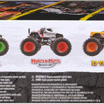 Official 1:64 scale Monster Jam, All Stars 4-pack with Grave Digger, Megalodon, Dalmatian and El Toro Loco for kids aged 3 and up