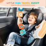 Montessori Busy Board for 1 Year Old Toddler, Travel Toys for Plane Car