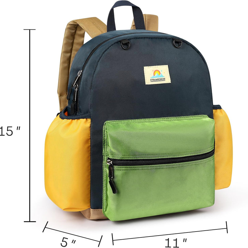 STEAMEDBUN Kids Backpack for Boys 6-8: Toddler Backpack for Preschool Kindergarten - Boys Backpacks for Elementary 4-6