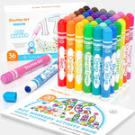 Shuttle Art 60 Pack Dot Markers, 12 Colors x 5 Sets Washable Bingo Daubers, Fun Art Supplies for Kids and Preschoolers, Non Toxic Water-Based