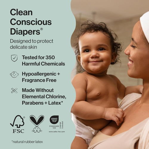 The Honest Company Diapers, All the Alpacas + Turtle Time, Size 1, 78 Count