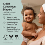 The Honest Company Diapers, All the Alpacas + Turtle Time, Size 1, 78 Count