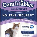Hartz Comfitables Cat Diapers, Size L 12 Count, Comfortable & Secure Fit, Easy to Put On