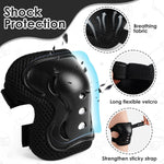 BOSONER Kids/Youth Knee Pad Elbow Pads Guards Protective Gear Set, Multifunctional, Adjustable, Comfortable, Lightweight