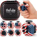 PILPOC theFube Fidget Cube, 6-Sided Stress Relief Infinity Cube for Adults & Kids, Boosts Concentration, Mindfulness Aid, Silent & Audible Modes, Stocking Suffers for Boys, Kids and Adults (Midnight)